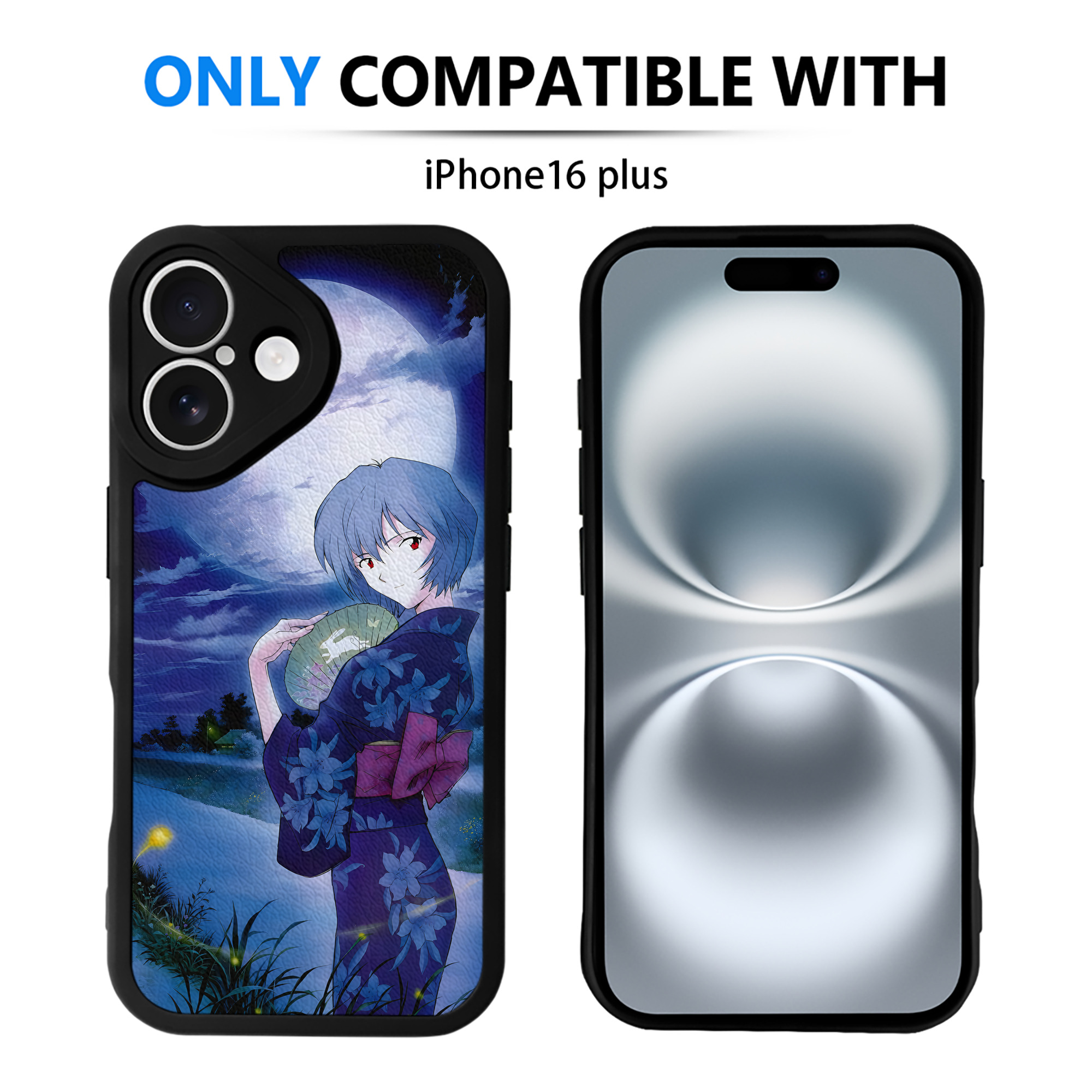 （画像用） EVA 新世紀エヴァンゲリオン 【iPhone 16シリーズ対応】シリコンスマホケース（レザー調） 材質：シリコン
